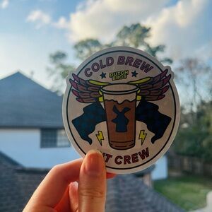 National Cold Brew Day Sticker Dutch Bros